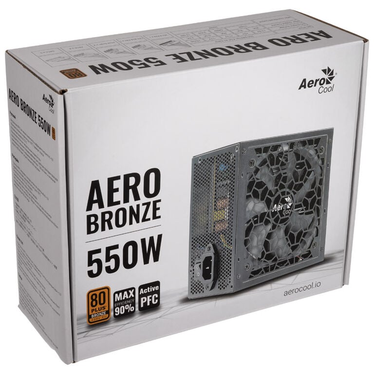 Aerocool Aero Bronze 550W 80 PLUS Bronze Power Supply - 550 Watt image number 4