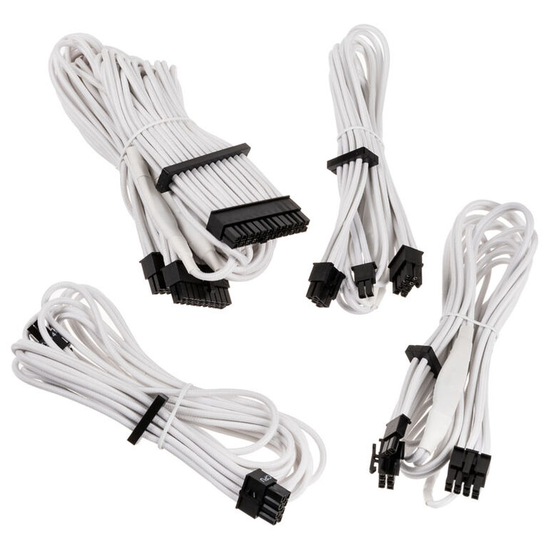 Corsair Premium Sleeved Cable Set (Gen 4) - white image number 0