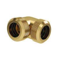 Barrow Multi-Link Adapter 90 Degree 12mm OD to 12mm OD Hardtube - gold