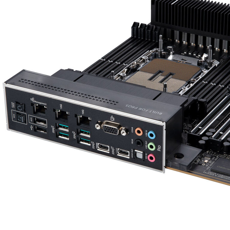 ASUS Pro WS W790E-SAGE SE, Intel W790 motherboard, LGA 4677 socket, DDR5 image number 4