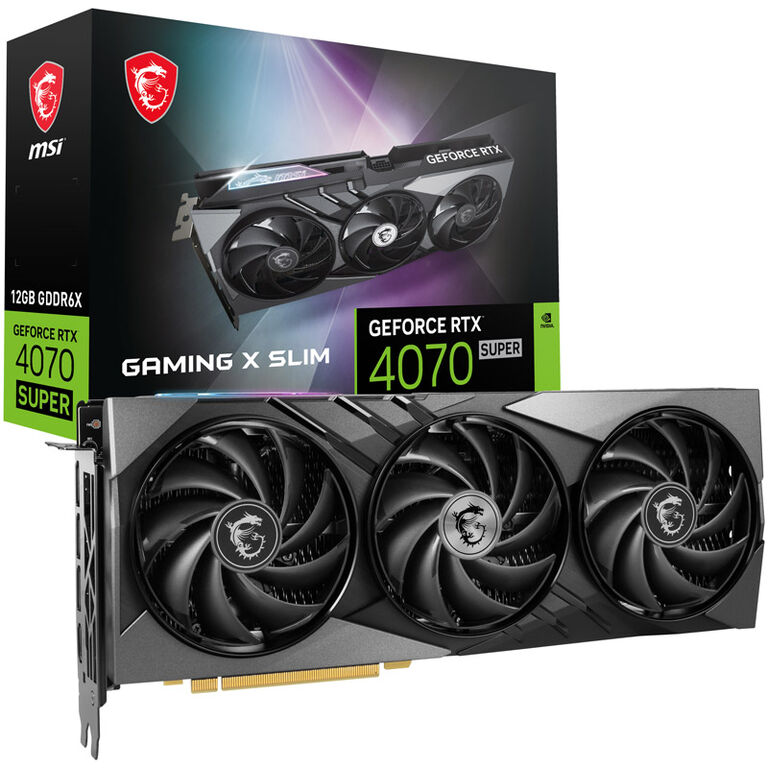 MSI GeForce RTX 4070 Super Gaming X Slim 12G, 12288 MB GDDR6X image number 0