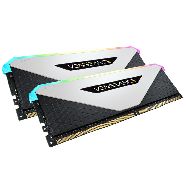 Corsair Vengeance RGB RT, DDR4-3200, CL16 - 64 GB Dual-Kit, weiß image number 0