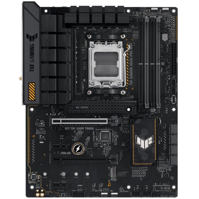 ASUS TUF Gaming A620-PRO WIFI, AMD A620 motherboard, socket AM5, DDR5 image number 2