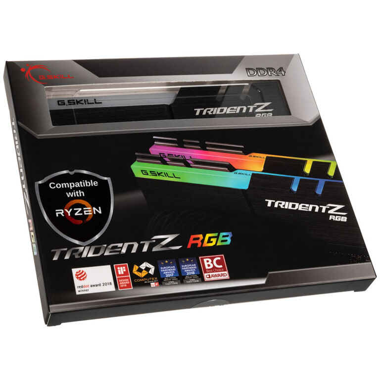 G.Skill Trident Z RGB for AMD, DDR4-3200, CL16 - 16 GB dual kit, black image number 6