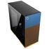 Geometric Future Celluloid Midi-Tower Case - black, brown / blue front image number null