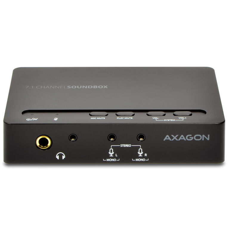 AXAGON ADA-71 Soundbox, USB 2.0 sound card, 7.1, SPDIF image number 2