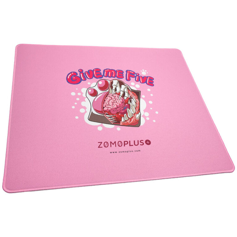ZOMOPLUS Give Me Five Gaming Mouse Pad, 500x420mm - pink image number 0