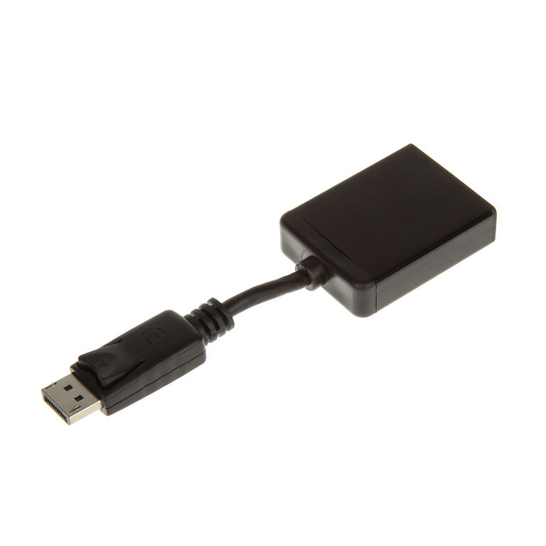 InLine adapter cable, DisplayPort plug to DVI-D socket - black image number 1