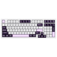 VGN V98Pro V2 Gaming Keyboard, Crystal Wine - Blackcurrant (US)