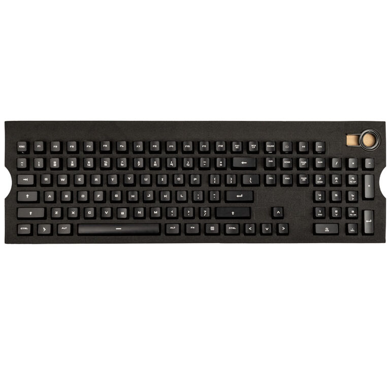 Das Keyboard Clear Black, Lasered Spy Agency Keycap Set - US image number 1