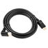 InLine 8K (UHD-2) DisplayPort Cable, downward angled, black - 3m image number null