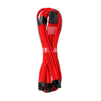 CableMod RT-Series PRO ModMesh 12VHPWR to 3x PCI-e Kabel for ASUS/Seasonic - 60cm, red