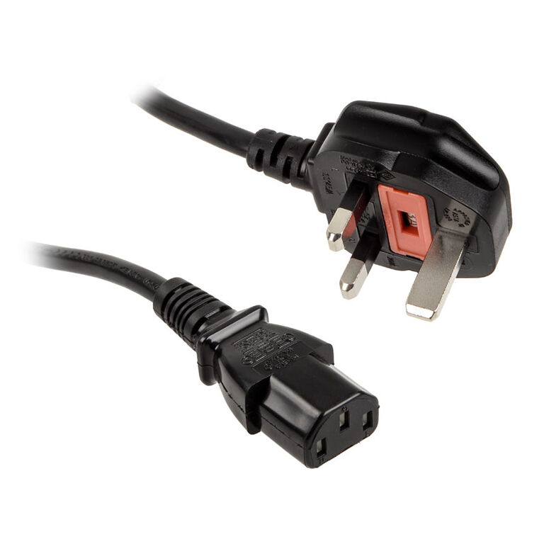 Kolink power cord England (Type G) to IEC C13 connector - 1.8m image number 0