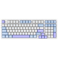 VGN V98Pro V2 Gaming Keyboard, Crystal Wine - Sea Salt (US)