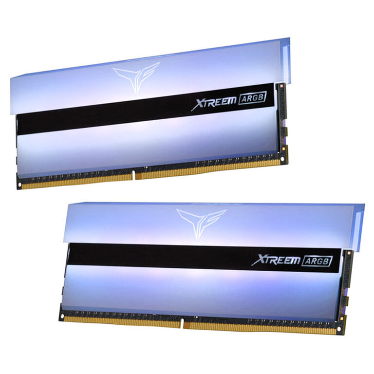 Team Group T-Force Xtreem ARGB, DDR4-3200, CL14 - 16 GB Dual Kit, weiß image number 2