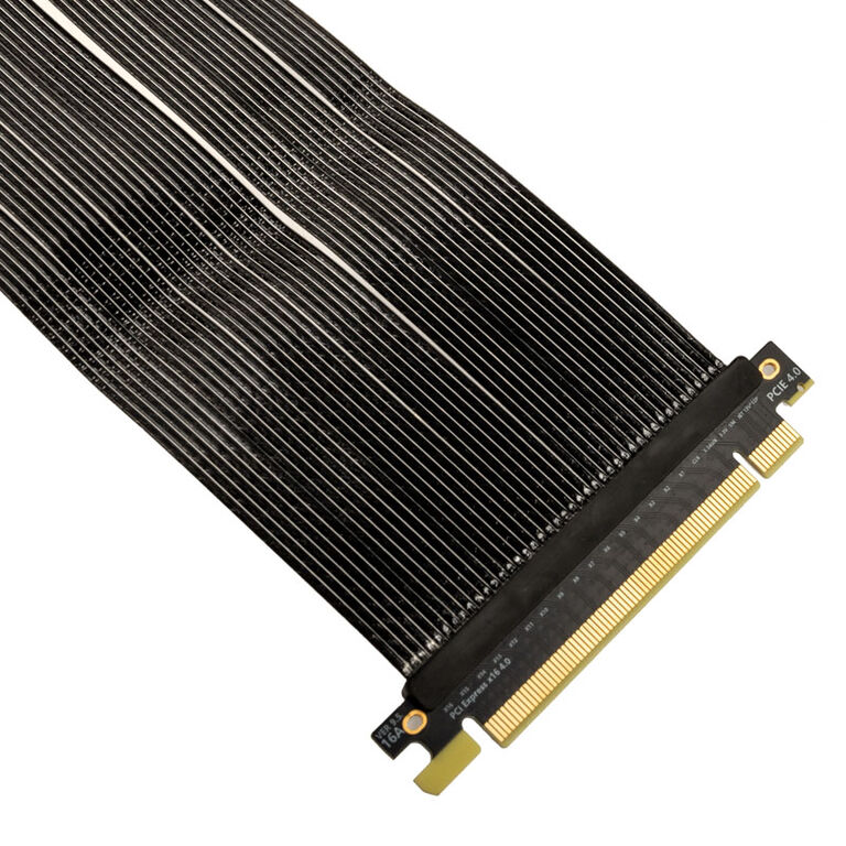 Ssupd Riser Flat Ribbon Cable - PCIe 4.0, 430mm, black image number 1