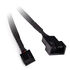 Alphacool fan cable 4-pin to 4-pin extension 15cm - black image number null