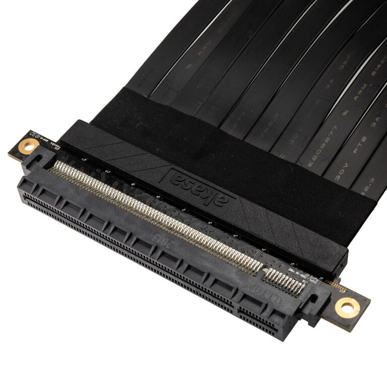Akasa Riser Black X3, Premium PCIe 3.0 x 16 Riser Cable, 30cm - black image number 3