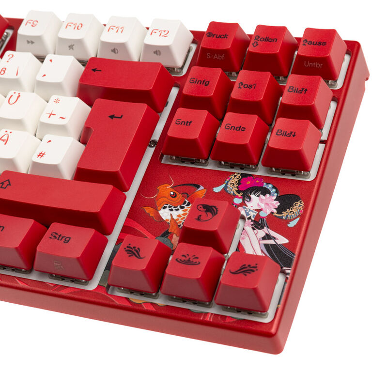 Varmilo VEA88 Koi TKL Gaming Keyboard, MX-Silent-Red, white LED image number 7