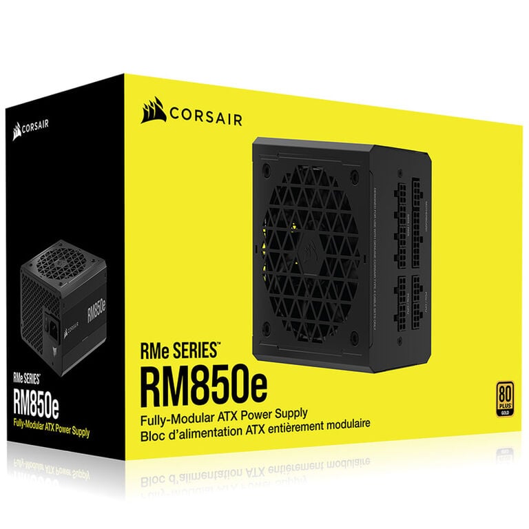 Corsair RMe Series RM850e Power Supply 80 PLUS Gold, ATX 3.0, PCIe 5.0 - 850 Watt, black image number 7