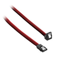 CableMod ModMesh Right Angle SATA 3 Cable 60cm - blood red