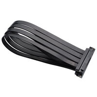 PHANTEKS PCI-E 4.0 x16 riser ribbon cable, 90 degrees, 60 cm - black