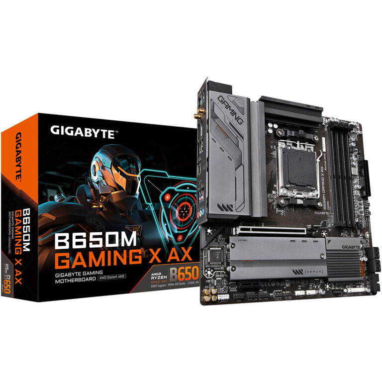 GIGABYTE B650M Gaming X AX, AMD B650 motherboard - Socket AM5, DDR5 image number 0