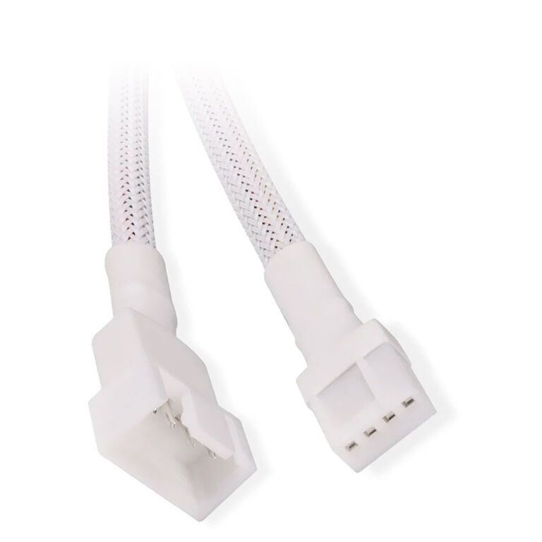 Alphacool fan cable 4-pin to 4-pin extension 15cm - white image number 1