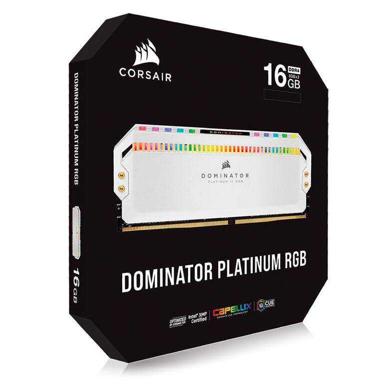 Corsair Dominator Platinum RGB, DDR4-3200, CL16 - 16 GB Dual-Kit, weiß image number 7