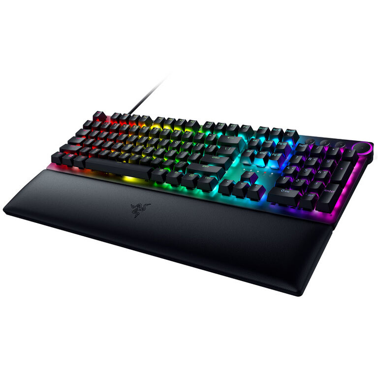Razer Huntsman V2 Gaming Keyboard, Purple Switch - black image number 3