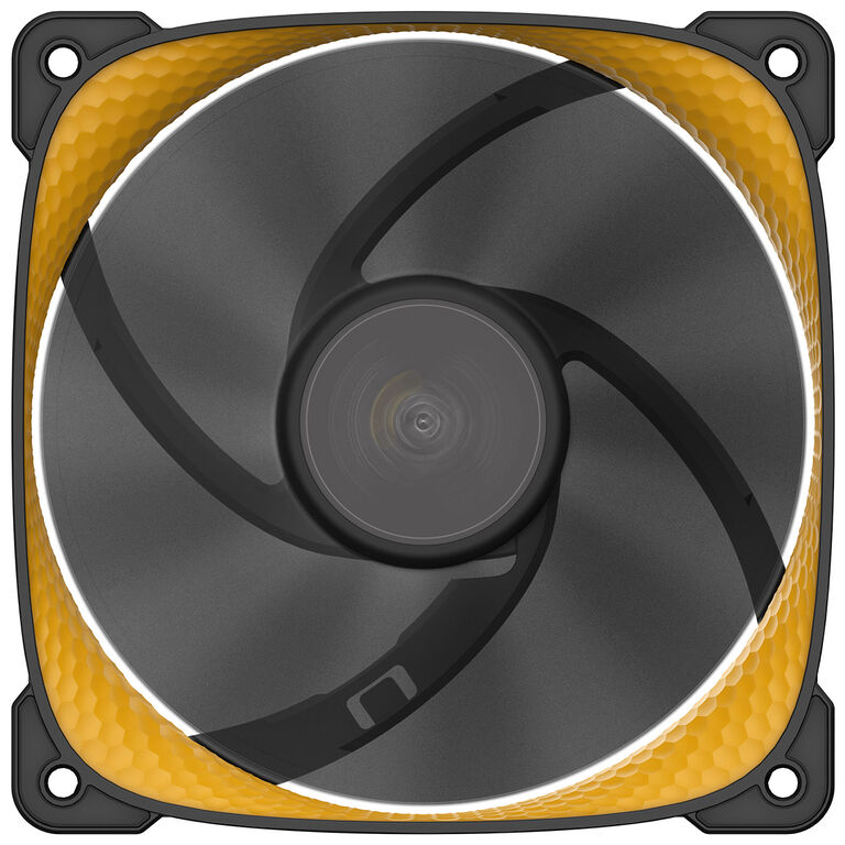 Geometric Future Squama 2505Y Fan, 3-pack - 120 mm, black/yellow image number 4