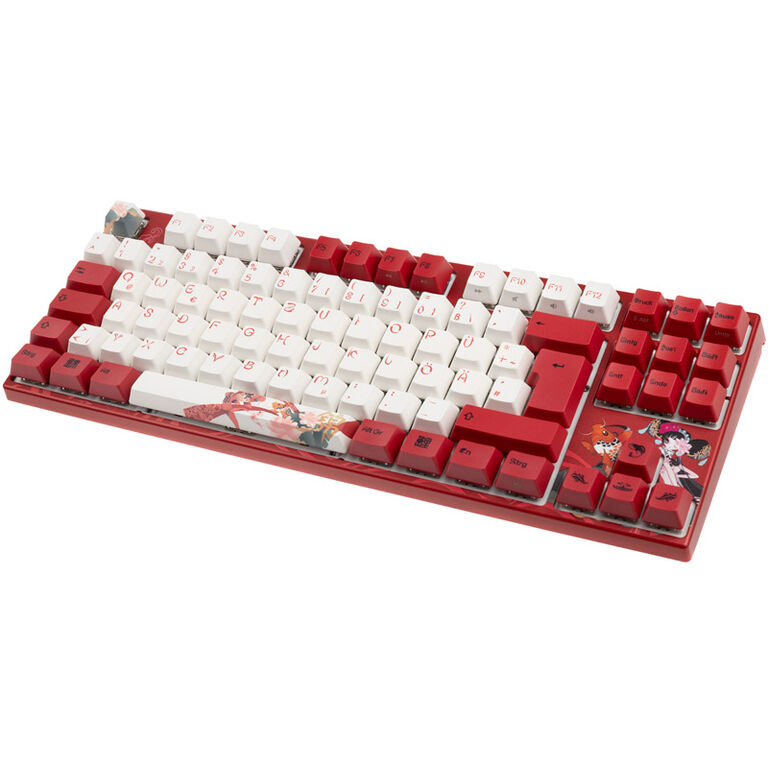 Varmilo VEA88 Koi TKL Gaming Keyboard, MX-Silent-Red, white LED image number 2