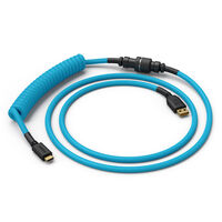 Glorious Coiled Cable Electric Blue, USB-C to USB-A - 1,37m, light blue