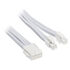 SilverStone EPS 8-pin to EPS/ATX 4+4-pin cable, 300mm - white image number null