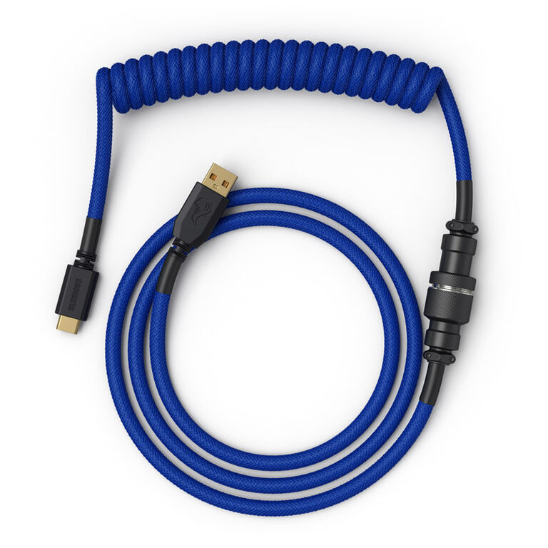 Glorious Coiled Cable Cobalt, USB-C auf USB-A - 1,37m, blue image number 1