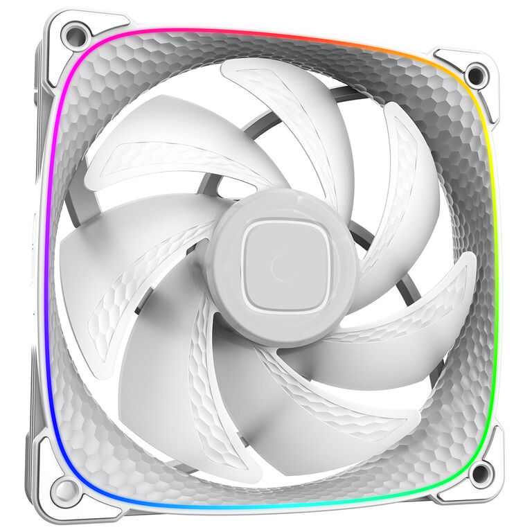 Geometric Future Squama 2503W RGB Fan, 3-pack - 120 mm, white image number 2