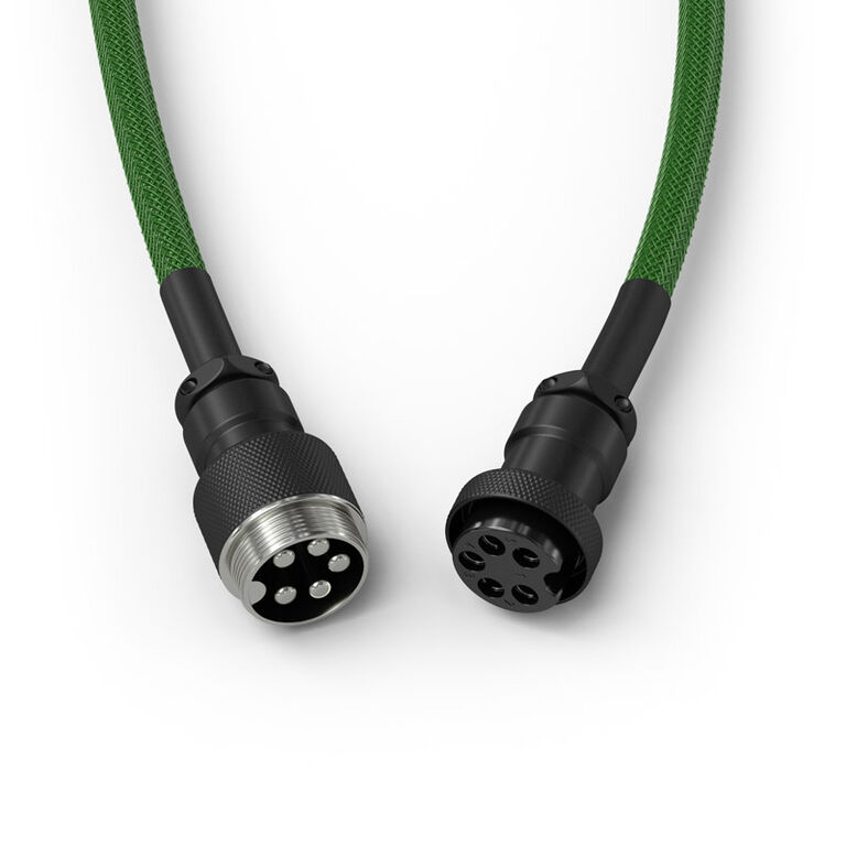 Glorious Coiled Cable Forest Green, USB-C to USB-A - 1,37m, green image number 3