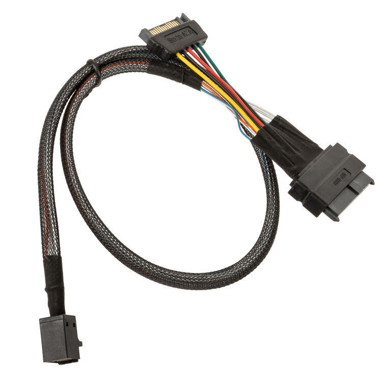InLine U.2 connection cable, SSD U.2 to SFF-8643, SATA - 0.5m image number 1