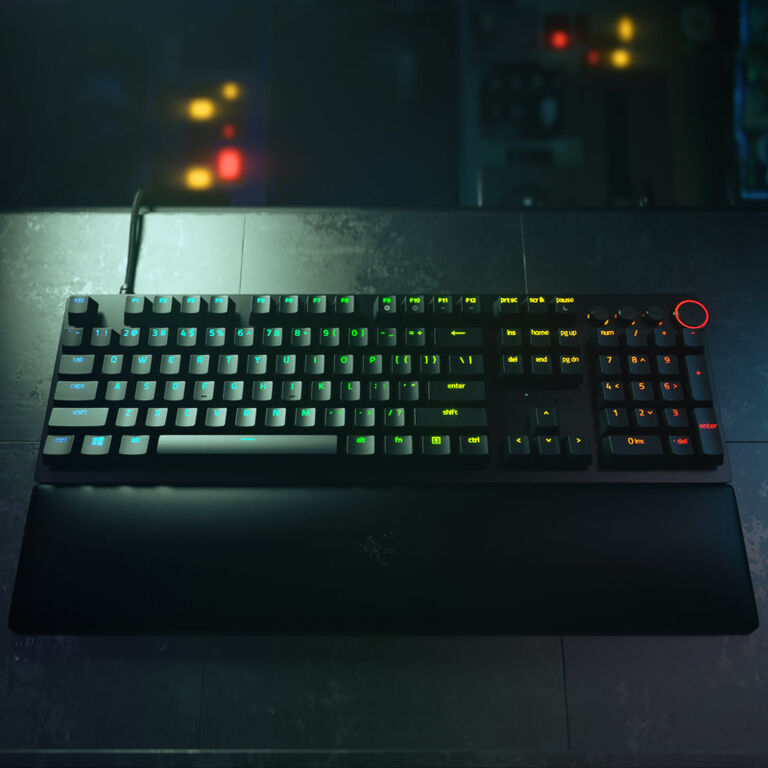 Razer Huntsman V2 Gaming Keyboard, Purple Switch - black image number 6
