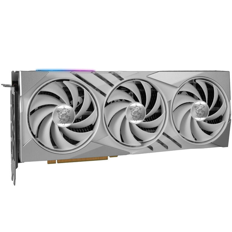 MSI GeForce RTX 4060 Ti Gaming X Slim White 16G, 16384 MB GDDR6X image number 1