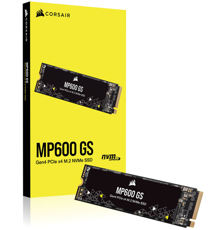 Corsair MP600 GS NVMe SSD, PCIe 4.0 M.2 Type 2280 - 500 GB image number 0