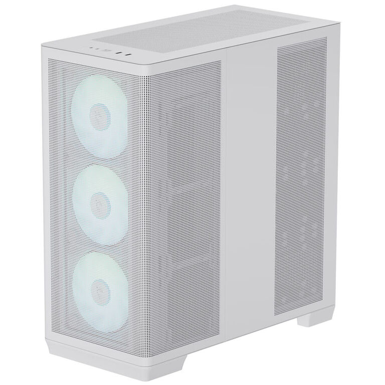 APNX C1 Mid-Tower ATX Case, Tempered Glass - white image number 2