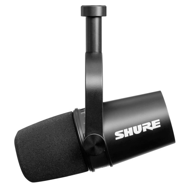 Shure MV7 Podcast and Streaming Microphone - black image number 1