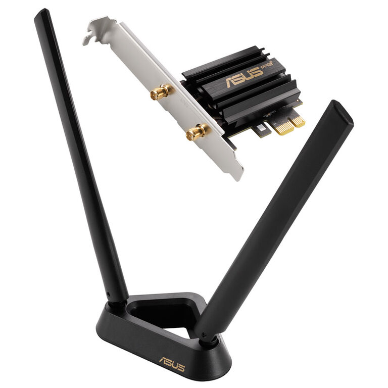 ASUS PCE-AXE59BT BT 5.2 LE Wireless LAN Adapter, 2.4GHz/5GHz/6GHz WLAN - PCIe x1 image number 0