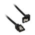 Corsair Premium Sleeved SATA cable angled, black 60cm - 2 pack image number null