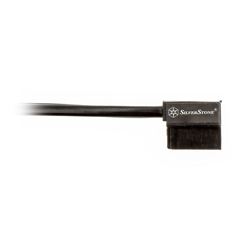 SilverStone SST-CP11B Super Low Profile SATA-Kabel - 50 cm, schwarz image number 1