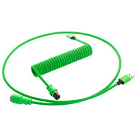 CableMod PRO Coiled Keyboard Cable USB-C zu USB Typ A, Viper Green - 150cm