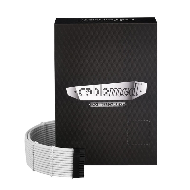 CableMod RT-Series PRO ModMesh 12VHPWR Dual Cable Kit for ASUS/Seasonic - white image number 3