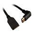 InLine DisplayPort adapter cable, 8K4K, angled upwards - 0.15m image number null