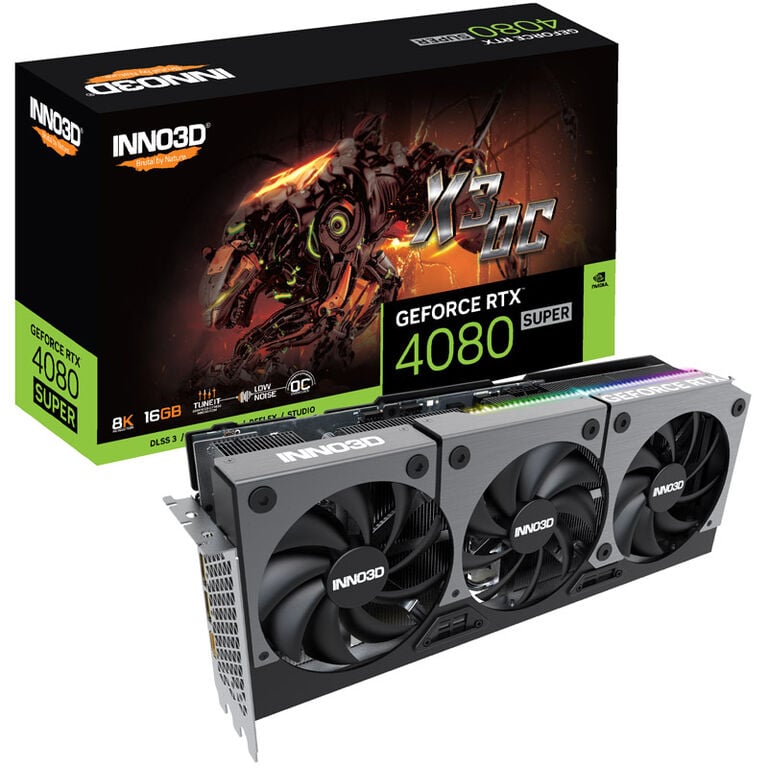 INNO3D GeForce RTX 4080 Super X3 OC, 16384 MB GDDR6X image number 0